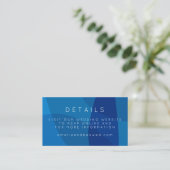 Moderne Abstracte kunst op de website voor een bla Informatiekaartje (Staand voorkant)