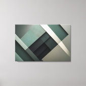 Moderne Abstracte Kunst Past Perfect in een Man Ca Canvas Afdruk (Voorkant)