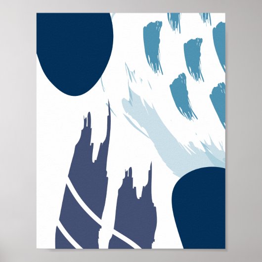 Moderne Abstracte kunst Poster (Voorkant)