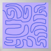 moderne abstracte kunst poster (Voorkant)