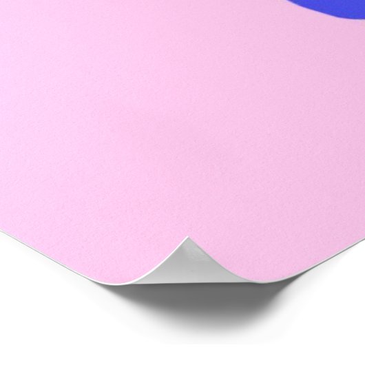 moderne abstracte kunst poster (Hoek)