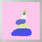 moderne abstracte kunst poster (Voorkant)