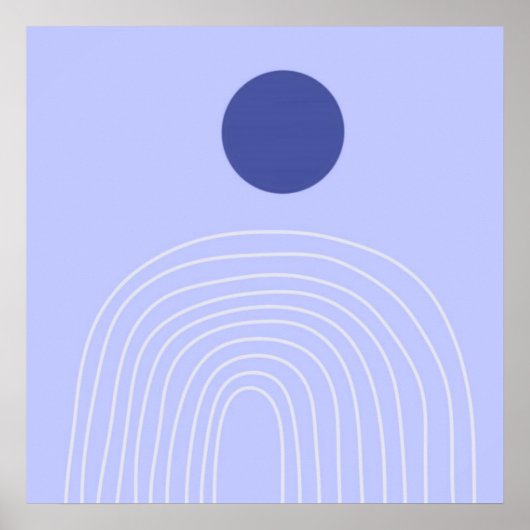 moderne abstracte kunst poster (Voorkant)