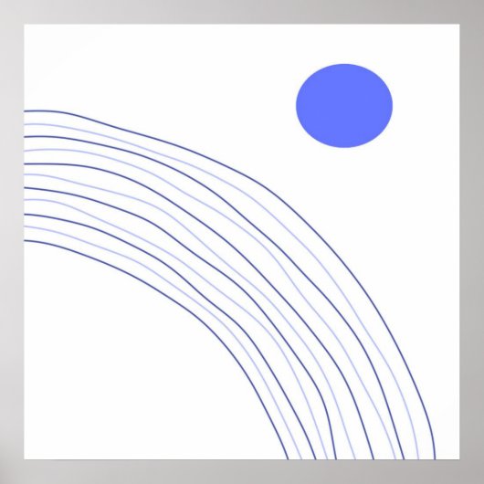 moderne abstracte kunst poster (Voorkant)