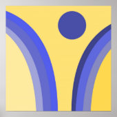 moderne abstracte kunst poster (Voorkant)