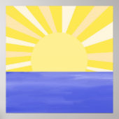 moderne abstracte kunst poster (Voorkant)