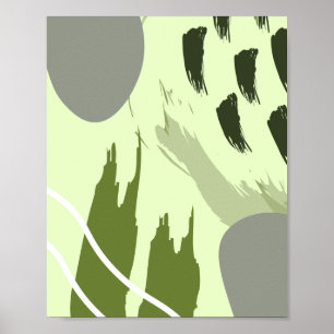 Moderne Abstracte kunst Poster