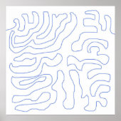 moderne abstracte kunst poster (Voorkant)