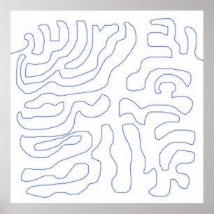 moderne abstracte kunst poster