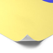 moderne abstracte kunst poster (Hoek)