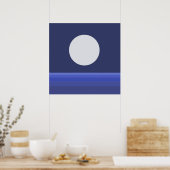 moderne abstracte kunst poster (Keuken)