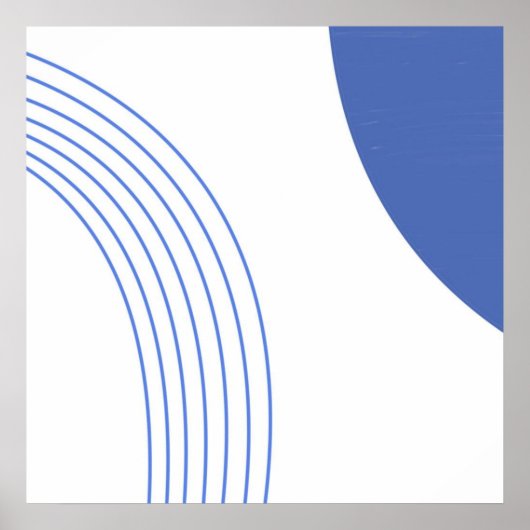 moderne abstracte kunst poster (Voorkant)