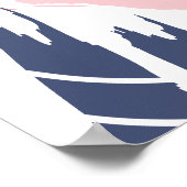 Moderne Abstracte kunst Poster (Hoek)