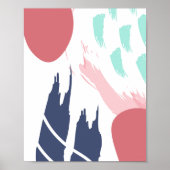 Moderne Abstracte kunst Poster (Voorkant)