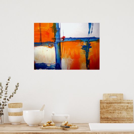 Moderne Abstracte Kunst Posters (Keuken)