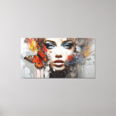 Moderne Abstracte kunst Print – Gold Texture Oil C (Voorkant)