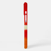 Moderne Abstracte Kunst - Rood Geel Wit iPhone Hoesje (Linkerkant)