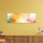 Moderne Abstracte kunst Rood Roze Geel Groen Blauw Canvas Afdruk (Insitu (Woonkamer))