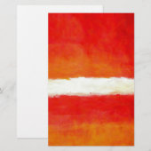 Moderne Abstracte kunst - Rothko Style Briefpapier (Voorkant / Achterkant)