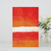 Moderne Abstracte kunst - Rothko Style Briefpapier (Staand voorkant)