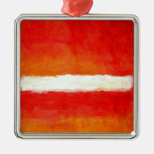 Moderne Abstracte kunst - Rothko Style Metalen Ornament (Voorkant)