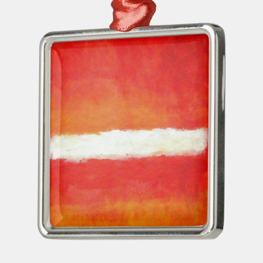 Moderne Abstracte kunst - Rothko Style Metalen Ornament (Links)