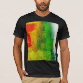 Moderne Abstracte kunst Schilderen Trendy Sjabloon T-shirt (Voorkant)