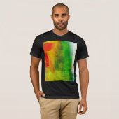 Moderne Abstracte kunst Schilderen Trendy Sjabloon T-shirt (Voorkant volledig)