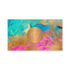 Moderne abstracte kunst schilderij koperen gouden 