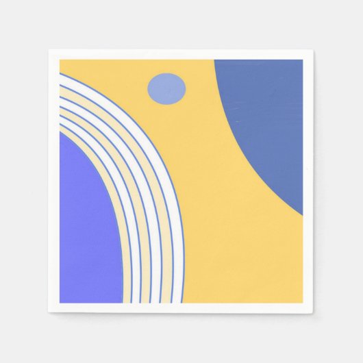 moderne abstracte kunst servet (Voorkant)