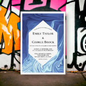 Moderne Abstracte kunst, stijlvol huwelijk Kaart