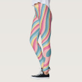 Moderne Abstracte Kunst Stretch Fit Leggings Activ (Links)