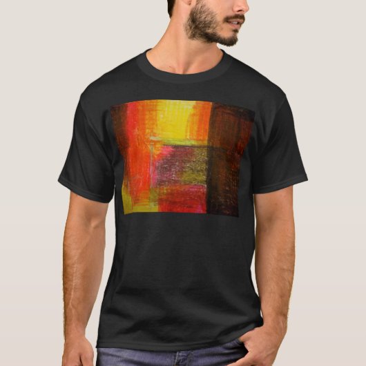 Moderne Abstracte kunst T-shirt (Voorkant)