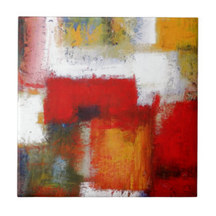 Moderne Abstracte kunst Tegeltje