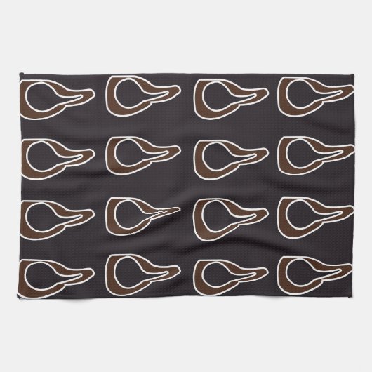 Moderne Abstracte kunst Theedoek (Horizontaal)