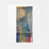Moderne Abstracte Kunst Throw Fleece Deken (Voorkant)
