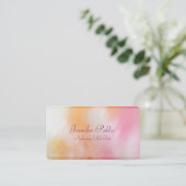 Moderne Abstracte kunst Trendy Colorful Luxer Visitekaartje (Staand voorkant)