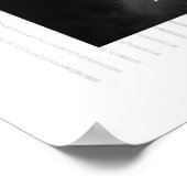 Moderne Abstracte kunst uit de midden eeuw minimal Poster (Hoek)