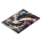 Moderne Abstracte Kunst van de Ganzepen Notitieboek (Linkerzijde)