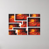 Moderne Abstracte kunst verpakt canvas (Voorkant)