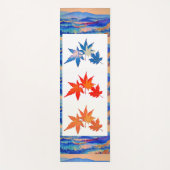 Moderne Abstracte kunst Verzachtende Kalmerende es Yogamat (Voorkant)