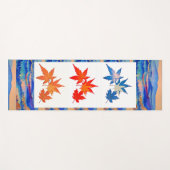 Moderne Abstracte kunst Verzachtende Kalmerende es Yogamat (Voorkant (horizontaal))