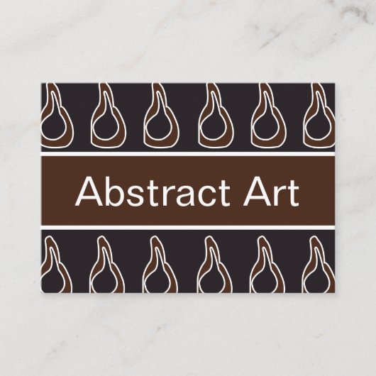 Moderne Abstracte kunst Visitekaartje (Voorkant)