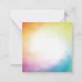 Moderne Abstracte kunstblanco Sjabloon rood geel (Achterkant)