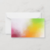 Moderne Abstracte kunstblanco Sjabloon rood geel (Voorkant)