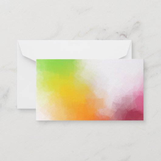 Moderne Abstracte kunstblanco Sjabloon rood geel (Achterkant)