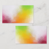 Moderne Abstracte kunstblanco Sjabloon rood geel (Voorkant / Achterkant)