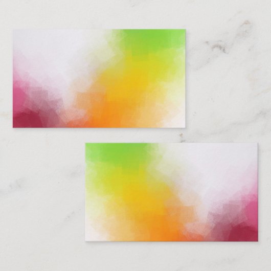 Moderne Abstracte kunstblanco Sjabloon rood geel (Voorkant / Achterkant)