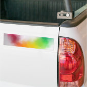 Moderne Abstracte kunstkleurrijke blanco Sjabloon Bumpersticker (Op Truck)