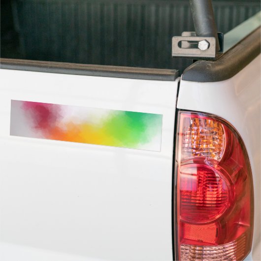 Moderne Abstracte kunstkleurrijke blanco Sjabloon Bumpersticker (Op Truck)